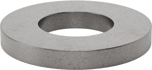 Gıda ve İçecek için Yağ Emdirilmiş Baskı Yatağı, Yüksek Yük, 1/2" Mil Çapı için, 1" OD, 1/8" Kalınlık