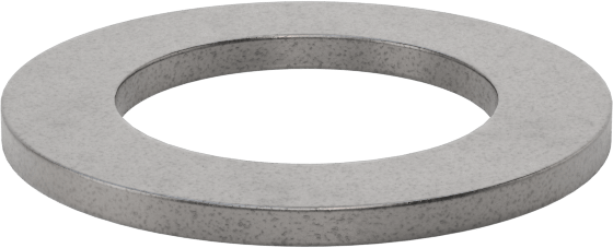 Gıda ve İçecek için Yağ Emdirilmiş Baskı Yatağı, Yüksek Yük, 1-1/4" Mil Çapı için, 2" OD, 1/8" Kalınlık