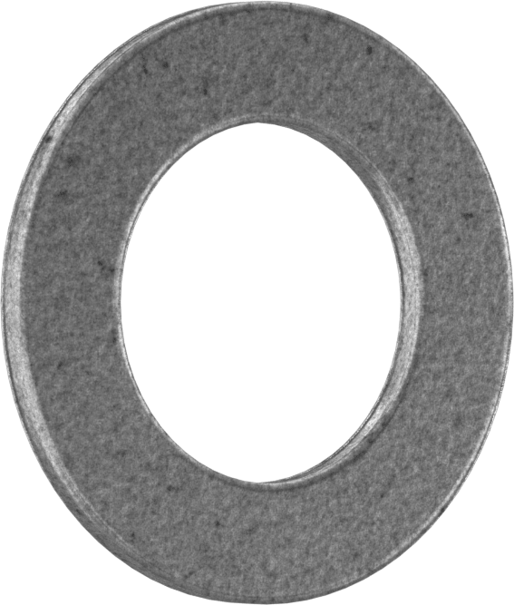 Gıda ve İçecek için Yağ Emdirilmiş Baskı Yatağı, Yüksek Yük, 3/4" Mil Çapı için, 1-1/4" OD, 1/16" Kalınlık