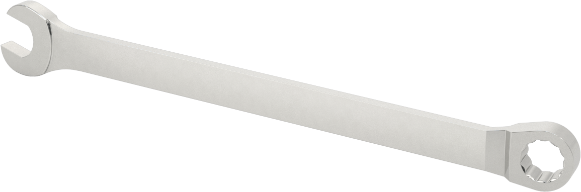 12 Uçlu Açıklık Kombinasyon Anahtarı, Yüksek Kaldıraç, 16 mm Boyut, 11" Toplam Uzunluk