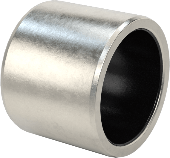 Kuru Çalışmalı Metal Takviyeli PTFE Kovanlı Rulman, 17-4 PH Paslanmaz Çelik Gövde, 3/4" Mil Çapı için, 3/4" Uzunluk