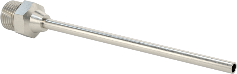 Hava Nozulu, Hassas Hava Akışı, 1/8 NPSM Erkek, 3-3/8" Toplam Uzunluk