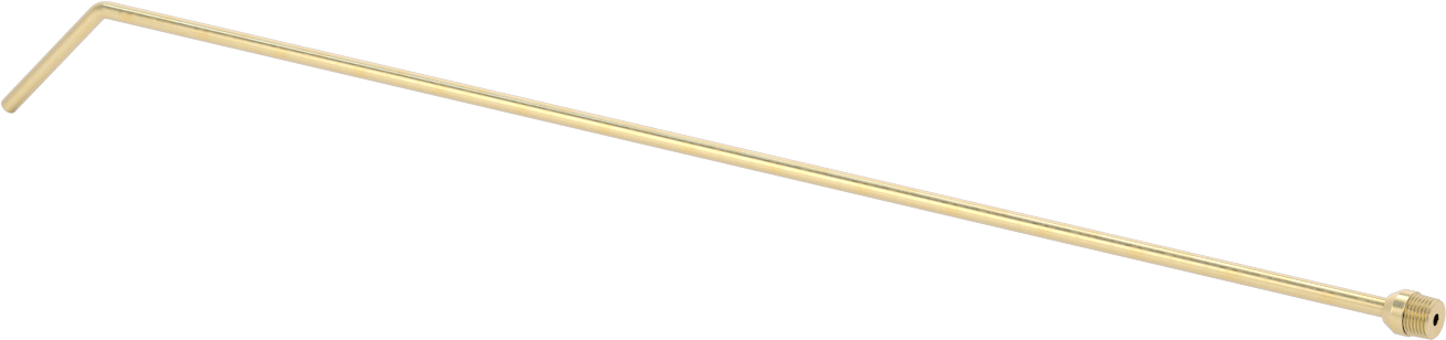 Chip-Guard Pistol Blowgun için 18" Uzun Açılı Uzun Menzilli Nozul
