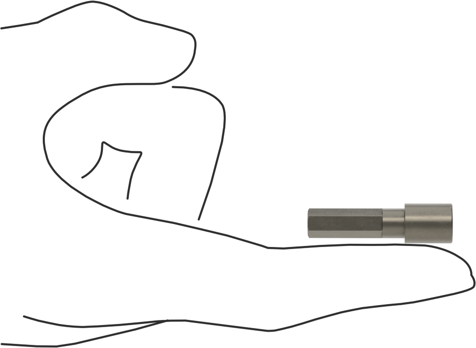 1/4" Somun Sürücü Ucu, 1/4" Altıgen Şaft