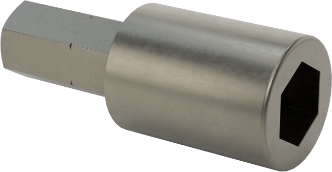 Bağlantı Elemanı Tutucu Somun Anahtarı Ucu, 1/4" Altıgen Şaft Boyutu, 1/4" Boyut