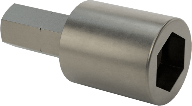 Bağlantı Elemanı Tutucu Somun Anahtarı Ucu, 1/4" Altıgen Şaft Boyutu, 5/16" Boyut