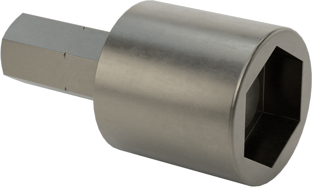 Bağlantı Elemanı Tutucu Somun Anahtarı Ucu, 1/4" Altıgen Şaft Boyutu, 10 mm Boyut