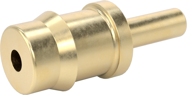 Pirinç Düşük Basınçlı Dikenli Boru Bağlantısı, Düz Adaptör, 1/2" Boru İç Çapı için, 1/4" Boru Gövde Dış Çapı