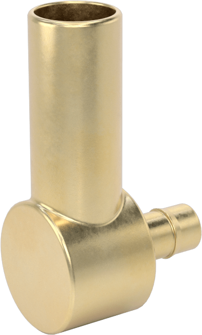 Pirinç Düşük Basınçlı Dikenli Boru Bağlantısı, 90 Derece Adaptör, 1/4“ Boru İç Çapı x 1/2” Boru Gövde Dış Çapı için