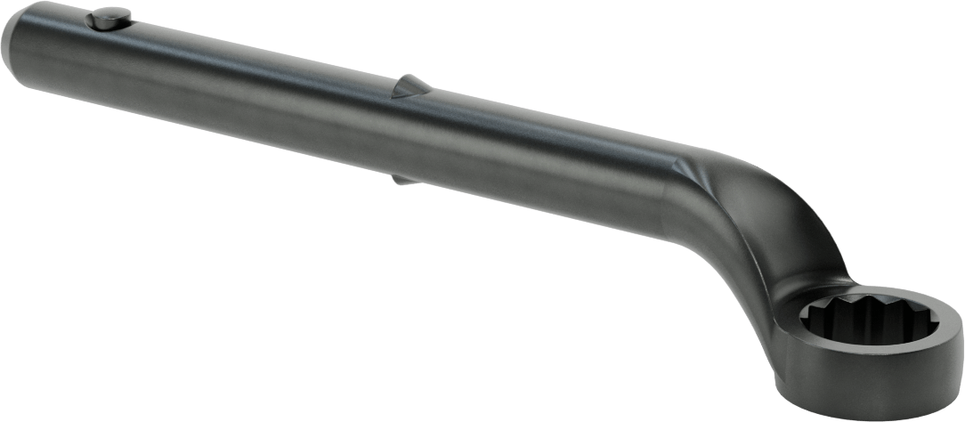 Yüksek Kaldıraçlı Kutu Anahtarı, Derin Ofset, 1-1/16" Boyut, 10-1/2" Toplam Uzunluk