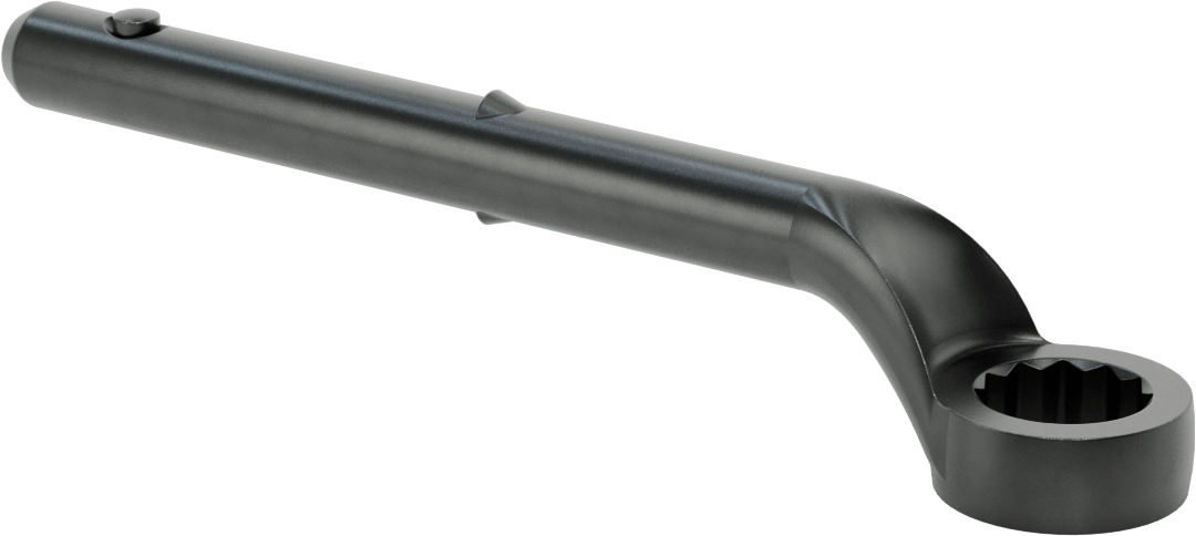 Yüksek Kaldıraçlı Kutu Anahtarı, Derin Ofset, 1-1/8" Boyut, 10-3/4" Toplam Uzunluk