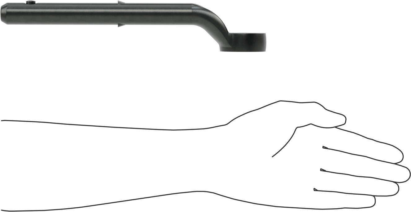 Yüksek Kaldıraçlı Kutu Anahtarı, Derin Ofset, 1-1/4" ve 32 mm Boyut, 10-3/4" Toplam Uzunluk