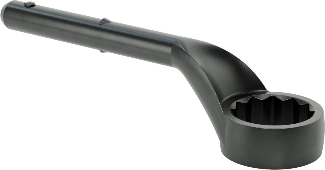 Yüksek Kaldıraçlı Kutu Anahtarı, Derin Ofset, 2-9/16 inç ve 65 mm Boyut, 14" Toplam Uzunluk