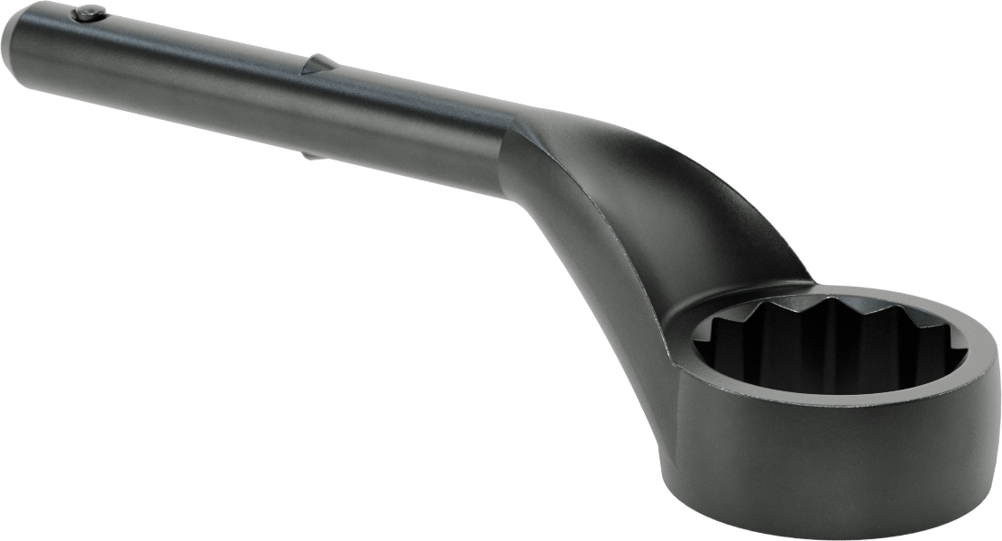 Yüksek Kaldıraçlı Kutu Anahtarı, Derin Ofset, 2-3/4" ve 70 mm Boyut, 14" Toplam Uzunluk
