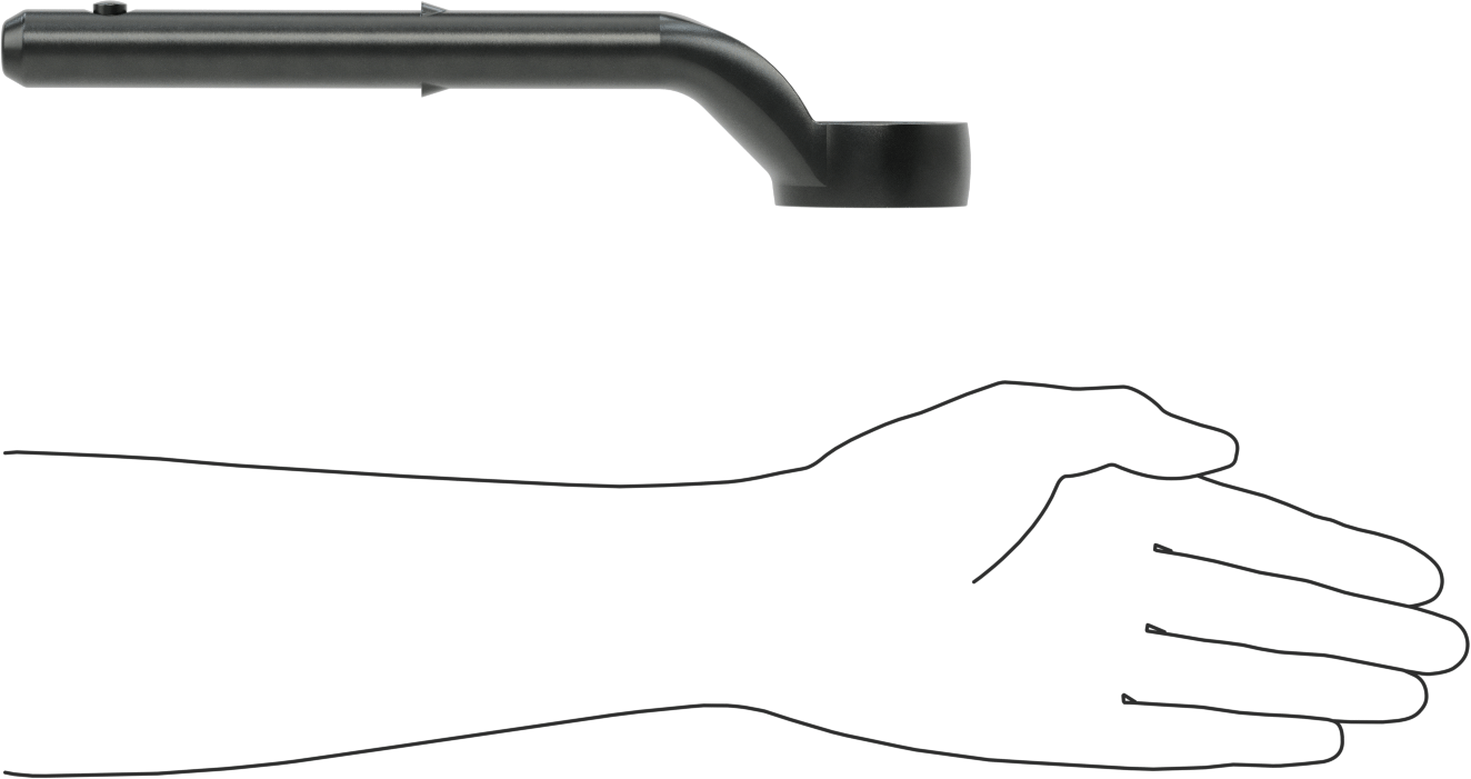 Yüksek Kaldıraçlı Kutu Anahtarı, Derin Ofset, 1-1/2" ve 38 mm Boyut, 10-7/8" Toplam Uzunluk