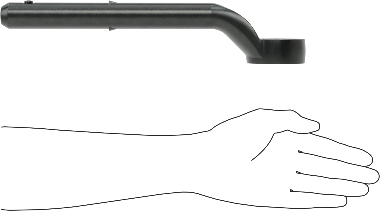 Yüksek Kaldıraçlı Kutu Anahtarı, Derin Ofset, 1-3/4" ve 44 mm Boyut, 13-1/2" Toplam Uzunluk