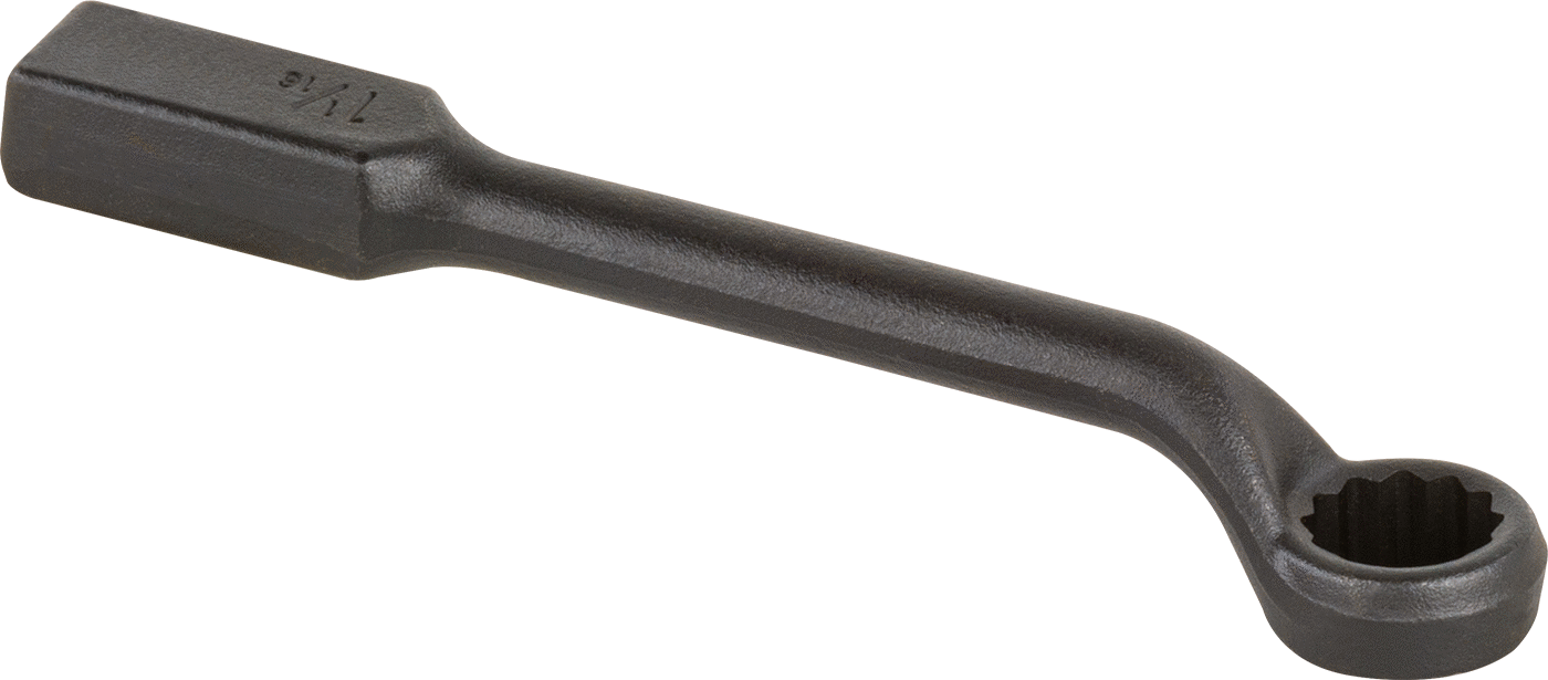 Derin Ofsetli Çakma Kutusu Anahtarı, 1-1/16" Boyut, 10" Toplam Uzunluk