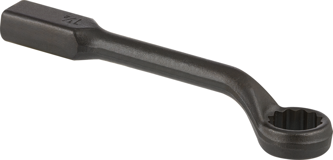 Derin Ofsetli Çakma Kutusu Anahtarı, 1-1/2" Boyut, 11-1/2" Toplam Uzunluk