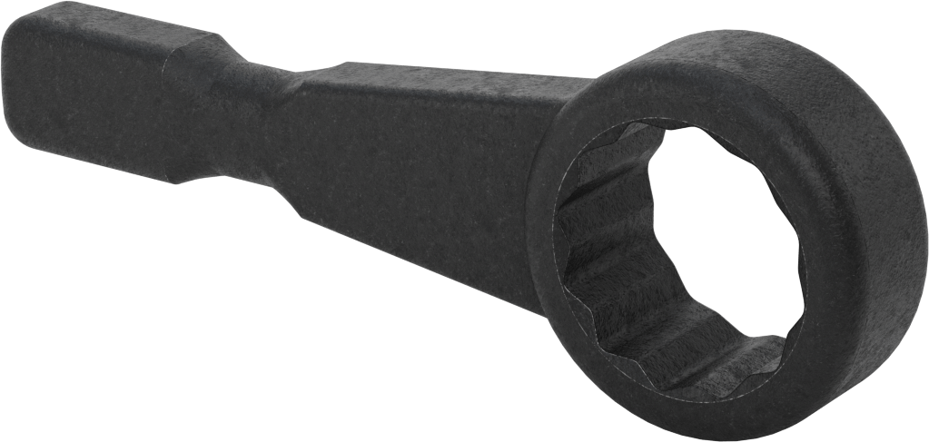 12 Uçlu Açma Darbeli Kutu Anahtarı, 46 mm, 1-13/16" Boyut, 7-7/8" Toplam Uzunluk