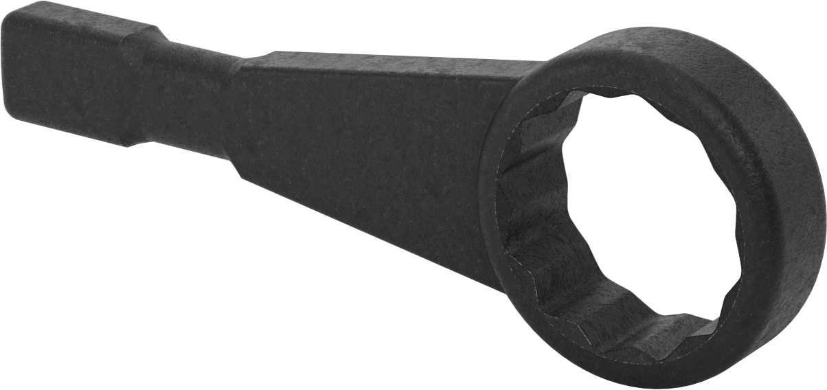 12 Uçlu Açma Darbeli Kutu Anahtarı, 3-1/2" Boyut, 14-1/4" Toplam Uzunluk