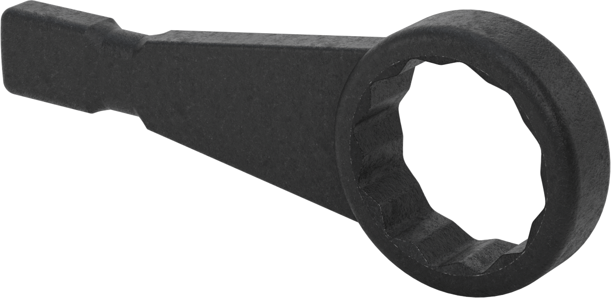 12 Uçlu Açma Darbeli Kutu Anahtarı, 3-7/8" Boyut, 14-1/2" Toplam Uzunluk