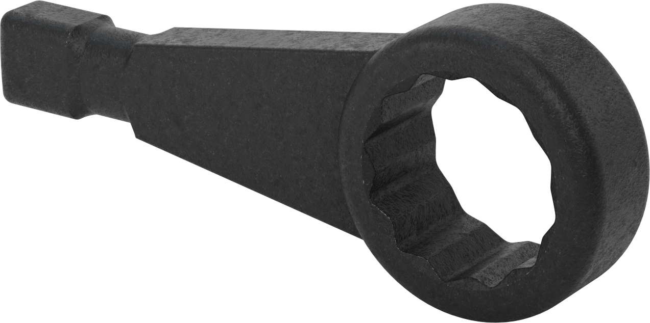 12 Uçlu Açma Darbeli Kutu Anahtarı, 4-5/8" Boyut, 18-1/4" Toplam Uzunluk