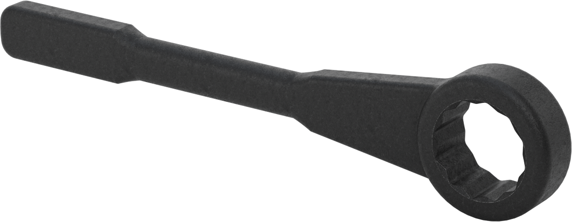 12 Uçlu Açma Darbeli Kutu Anahtarı, 1-3/8" Boyut, 10-5/8" Toplam Uzunluk