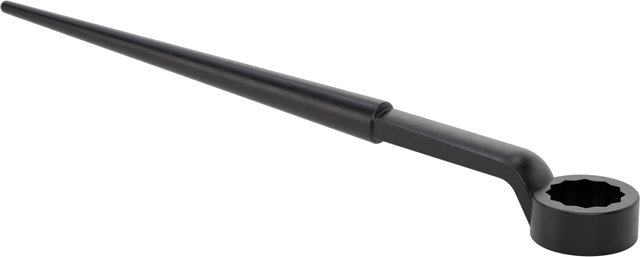 Konik Saplı Kutu Anahtarı, 1-7/8" Boyut, 22" Toplam Uzunluk