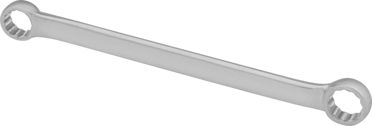 İki Başlı Kutu Anahtarı, 1/2“ x 9/16” Boyut, Mat Krom Kaplama