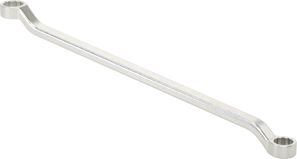 Derin Ofsetli Kutu Anahtarı, 3/8“ x 7/16” Boyut, 7-3/4" Toplam Uzunluk
