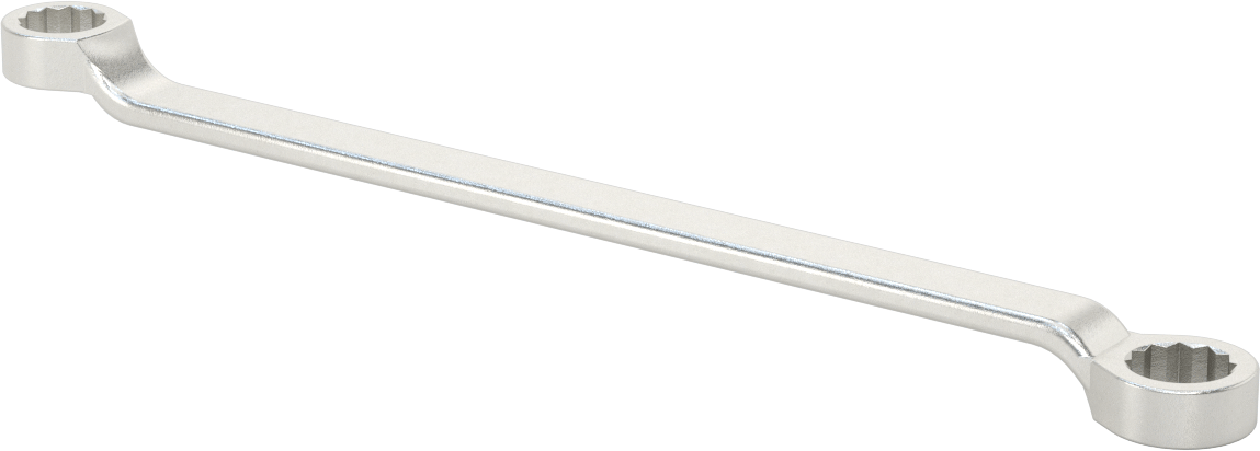 Derin Ofsetli Kutu Anahtarı, 11/16“ x 3/4” Boyut, 11-7/8" Toplam Uzunluk