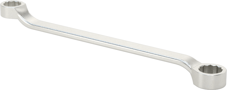 Derin Ofsetli Kutu Anahtarı, 3/8“ x 7/16” Boyut, 4-5/8" Toplam Uzunluk