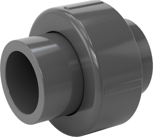 Su için Kalın Cidarlı Dişsiz PVC Birleştirme Adaptörü, 32 mm DIN Boyutu x 1 Boru Boyutu Dişi Soket