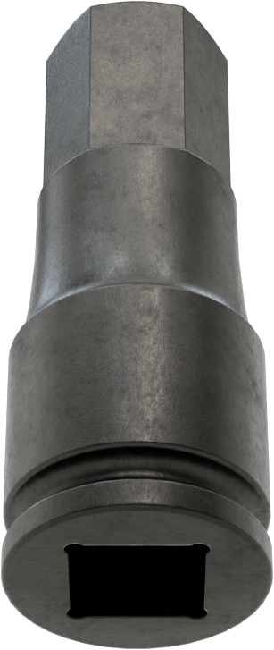 Darbe Altıgen Uçlu Soket, 3/8" Kare Tahrik, 1/2" Tahrik Boyutu