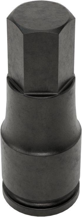 Darbe Altıgen Uçlu Soket, 3/8" Kare Tahrik, 1/2" Tahrik Boyutu