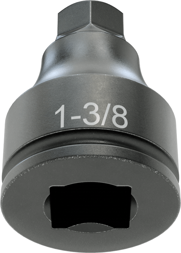 Darbe Altıgen Uçlu Soket, 1-1/2" Kare Tahrik, 1-3/8" Tahrik Boyutu