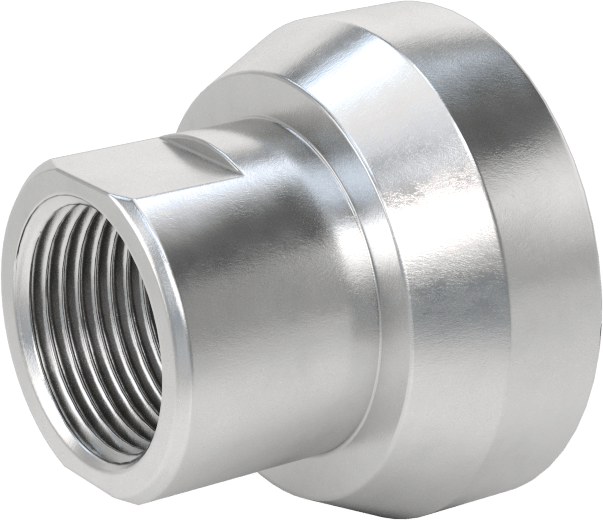 Hortum Hatları için Yuvarlak Manifold, Air ile Kullanım, Su ve Hidrolik Sıvı, Alüminyum, 3/4 x 1/2 NPT