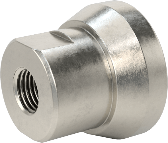 Hortum Hatları için Yuvarlak Manifold, 303 Paslanmaz Çelik, 3 Çıkış, 1/4 NPT Giriş x 1/4 NPT Çıkış