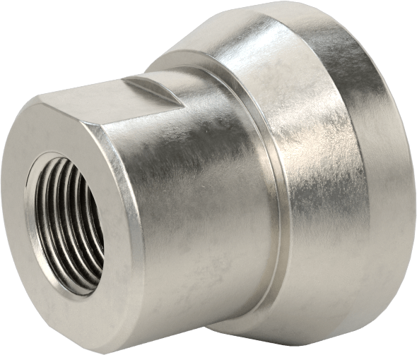 Hortum Hatları için Yuvarlak Manifold, 303 Paslanmaz Çelik, 3 Çıkış, 3/8 NPT Giriş x 1/4 NPT Çıkış