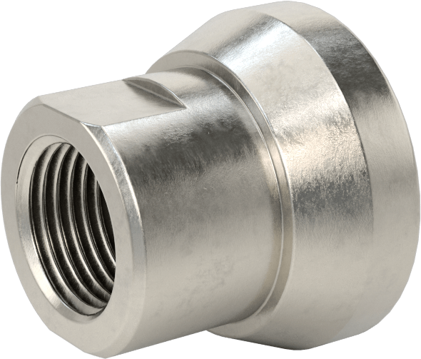 Hortum Hatları için Yuvarlak Manifold, 303 Paslanmaz Çelik, 3 Çıkış, 1/2 NPT Giriş x 1/4 NPT Çıkış
