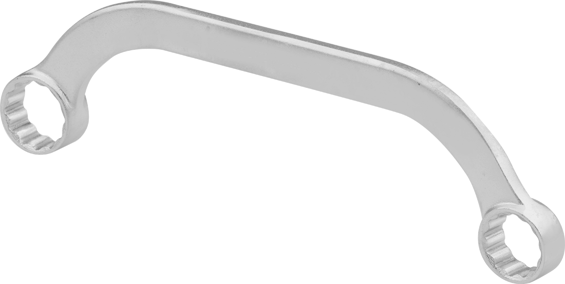 Kavisli Kutu Anahtarı, 9/16“ x 5/8” Boyut, 6-5/8" Toplam Uzunluk