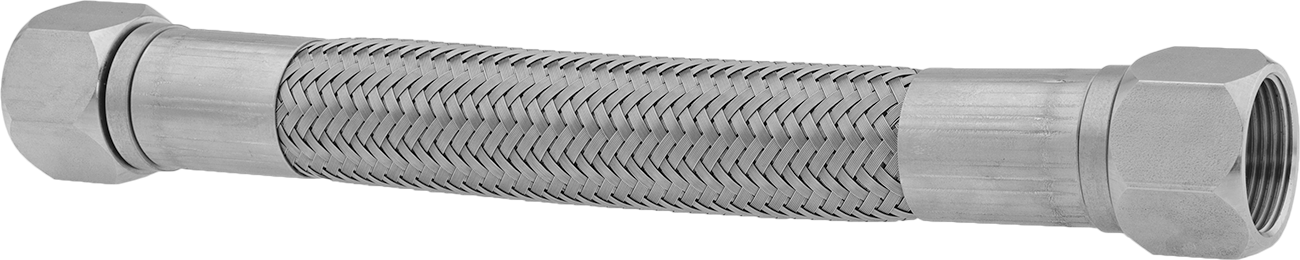 Ekstra Esnek Yüksek Basınçlı Kimyasal Hortum, Çinko Kaplı Çelik UNF Dişi Bağlantı Parçaları ile, 3/4" ID, 1-1/16" OD