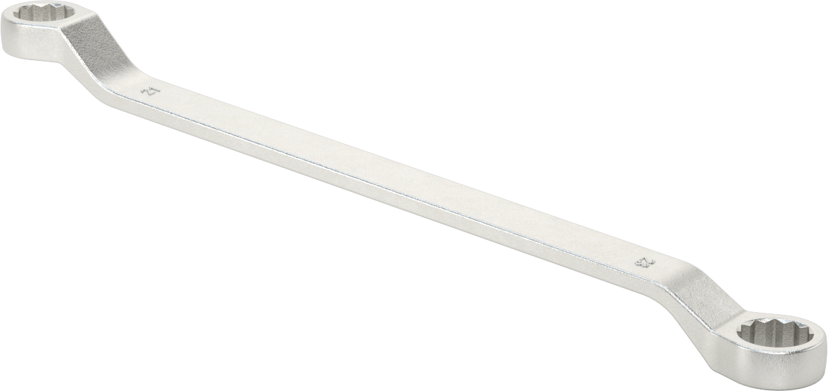 Derin Ofsetli Kutu Anahtarı, 21 mm x 23 mm Boyut, 14-1/4" Toplam Uzunluk