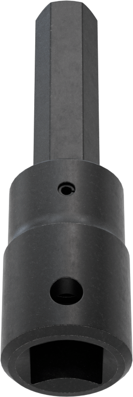 Darbe Altıgen Uçlu Soket, 1/2" Kare Tahrik, 7/16" Tahrik Boyutu