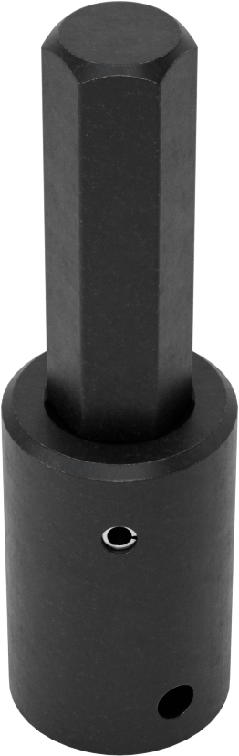 Darbe Altıgen Uçlu Soket, 1/2" Kare Tahrik, 9/16" Tahrik Boyutu