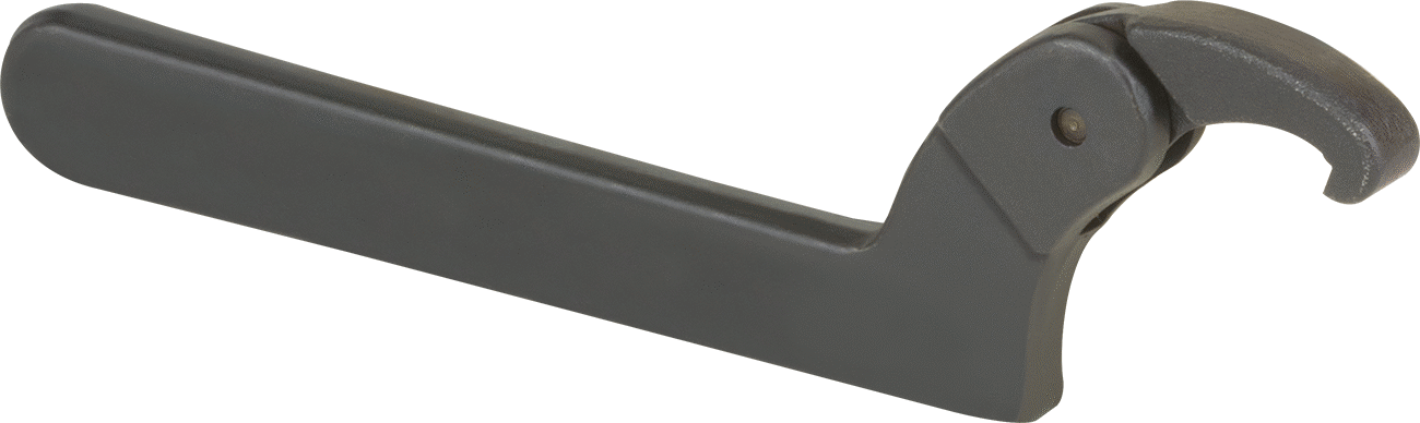 Yan Taraftaki Yivler için Ayarlanabilir Kanca Anahtarı, 1-1/4“ ila 3” Daire Çapı için