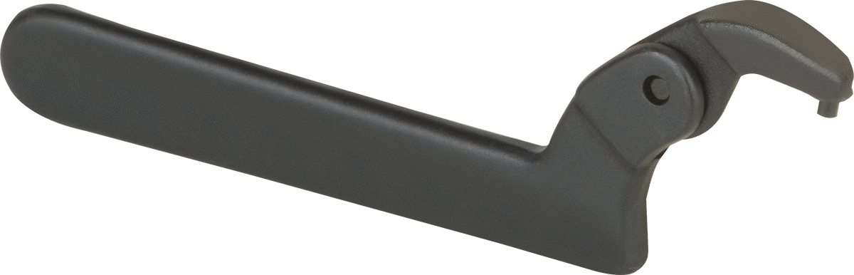 Yan Taraftaki Delikler için Ayarlanabilir Pimli Anahtar, 3/4“ ila 2” Daire Çapı için, 1/8" Pim Çapı