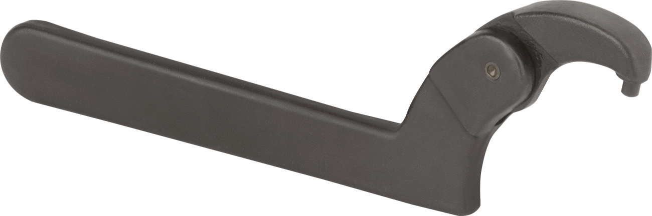 Yan Taraftaki Delikler için Ayarlanabilir Pimli Anahtar, 1-1/4“ ila 3” Daire Çapı için, 3/16" Pim Çapı