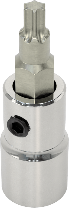 Torx Uç Soketi, 1/4" Kare Tahrik, T20 Boyutu, 1-1/2" Uzunluk