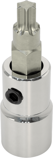 Torx Uç Soketi, 1/4" Kare Tahrik, T25 Boyutu, 1-1/2" Uzunluk